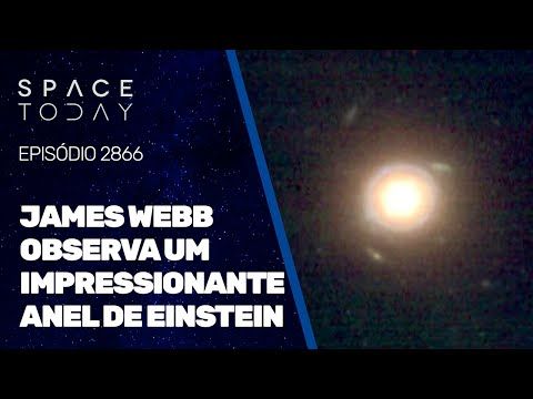 JAMES WEBB OBSERVA UM IMPRESSIONANTE ANEL DE EINSTEIN