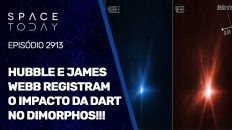 HUBBLE E JAMES WEBB REGISTRAM O IMPACTO DA DART NO DIMORPHOS!!!