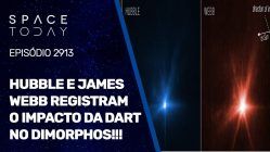 HUBBLE E JAMES WEBB REGISTRAM O IMPACTO DA DART NO DIMORPHOS!!!