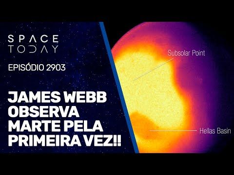 JAMES WEBB OBSERVA MARTE PELA PRIMEIRA VEZ!!!