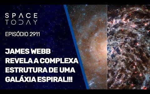 JAMES WEBB REVELA A COMPLEXA ESTRUTURA DE UMA GALÁXIA ESPIRAL!!!