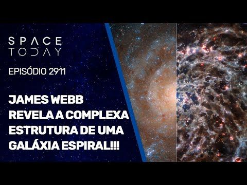 JAMES WEBB REVELA A COMPLEXA ESTRUTURA DE UMA GALÁXIA ESPIRAL!!!