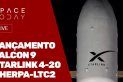 LANÇAMENTO FALCON 9 - STARLINK 4-20 E SHERPA-LTC2