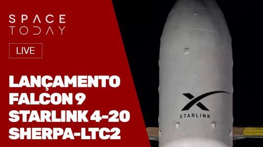 LANÇAMENTO FALCON 9 - STARLINK 4-20 E SHERPA-LTC2
