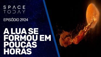 A LUA SE FORMOU EM POUCAS HORAS!!!