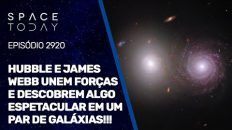 HUBBLE E JAMES WEBB UNEM FORÇAS E DESCOBREM ALGO ESPETACULAR EM UM PAR DE GALÁXIAS!!!