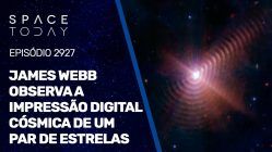 JAMES WEBB OBSERVA A IMPRESSÃO DIGITAL CÓSMICA DE UM PAR DE ESTRELAS!!!