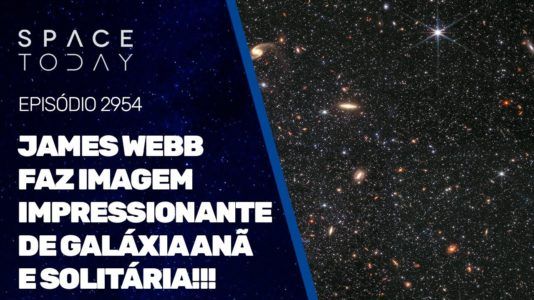 JAMES WEBB FAZ IMAGEM IMPRESSIONANTE DE GALÁXIA ANÃ E SOLITÁRIA NO UNIVERSO!!!