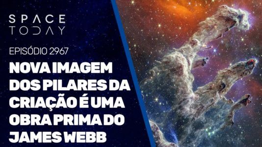 NOVA IMAGEM DOS PILARES DA CRIAÇÃO É UMA OBRA PRIMA DO JAMES WEBB