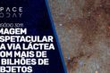 IMAGEM ESPETACULAR DA VIA LÁCTEA COM MAIS DE 3 BILHÕES DE OBJETOS