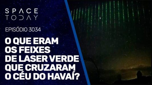 O QUE ERAM OS FEIXES DE LASERS VERDES  QUE CRUZARAM  O CÉU DO HAVAÍ?