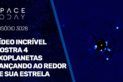 VÍDEO INCRÍVEL MOSTRA 4 EXOPLANETAS DANÇANDO AO REDOR DA SUA ESTRELA