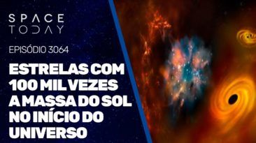 ESTRELAS COM 100 MIL VEZES A MASSA DO SOL NO INÍCIDO DO UNIVERSO