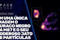 EM UMA ÚNICA IMAGEM O BURACO NEGRO DA M87 E O SEU PODEROSO JATO DE PARTÍCULAS