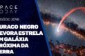 BURACO NEGRO DEVORA ESTRELA EM GALÁXIA PRÓXIMA DA TERRA