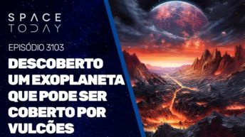 DESCOBERTO  UM EXOPLANETA QUE PODE SER COBERTO POR VULCÕES