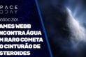 JAMES WEBB ENCONTRA ÁGUA EM RARO COMETA DO CINTURÃO DE ASTEROIDES