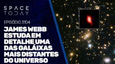JAMES WEBB ESTUDA EM DETALHE UMA DAS GALÁXIAS MAIS DISTANTES DO UNIVERSO