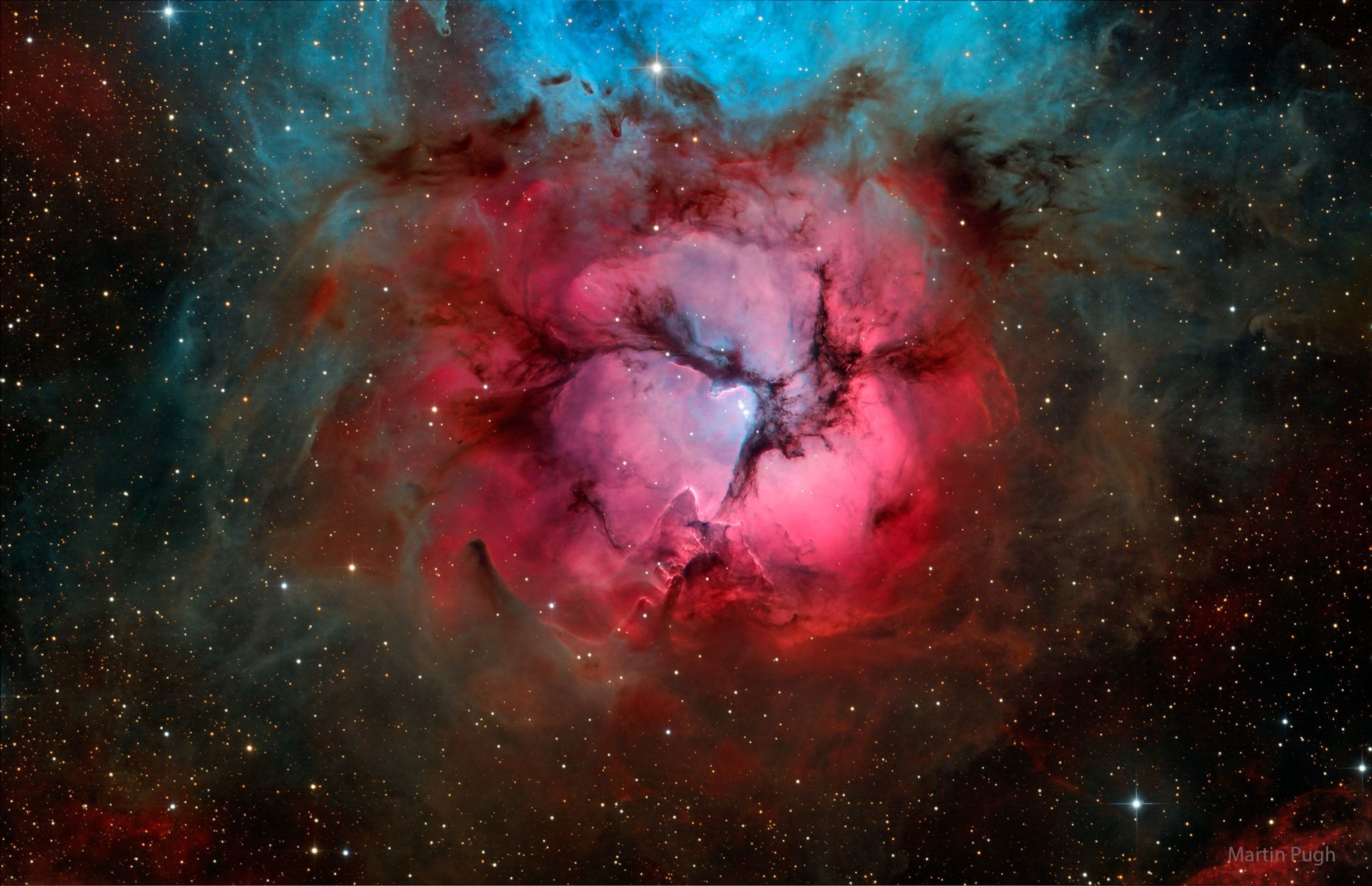 O Colorido e Intrigante Coração da Nebulosa Trífida – SPACE TODAY ...