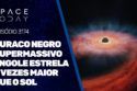 BURACO NEGRO SUPERMASSIVO ENGOLE ESTRELA 3 VEZES MAIOR QUE O SOL
