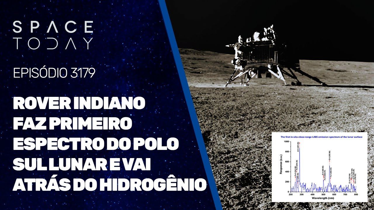 ROVER INDIANO FAZ PRIMEIRO ESPECTRO DO POLO SUL LUNAR E VAI ATRÁS DO HIDROGÊNIO