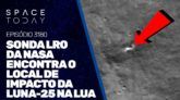 SONDA LRO DA NASA ENCONTRA O LOCAL DE IMPACTO DA LUNA-25 NA LUA