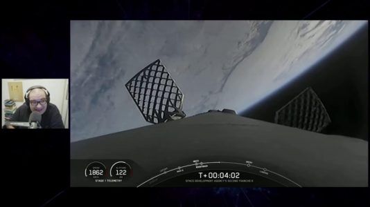 LANÇAMENTO FALCON 9 - MISSÃO SDA TRANCHE 0B