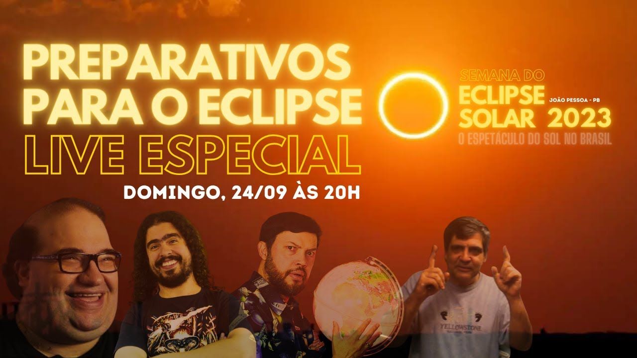 LIVE SOBRE O ECLIPSE SOLAR EM JOÃO PESSOA