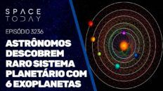 ASTRÔNOMOS DESCOBREM RARO SISTEMA PLANETÁRIO COM 6 EXOPLANETAS