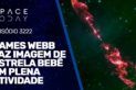 JAMES WEBB FAZ IMAGEM DE ESTRELA BEBÊ EM PLENA ATIVIDADE