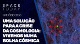 UMA SOLUÇÃO PARA A CRISE DA COSMOLOGIA : VIVEMOS NUMA BOLHA CÓSMICA