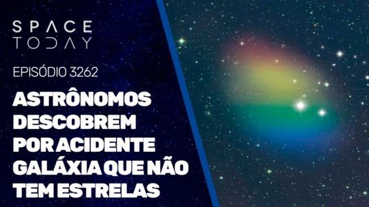 ASTRÔNOMOS DESCOBREM POR ACIDENTE GALÁXIA QUE NÃO TEM ESTRELAS