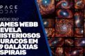 JAMES WEBB REVELA MISTERIOSOS BURACOS EM 19 GALÁXIAS ESPIRAIS