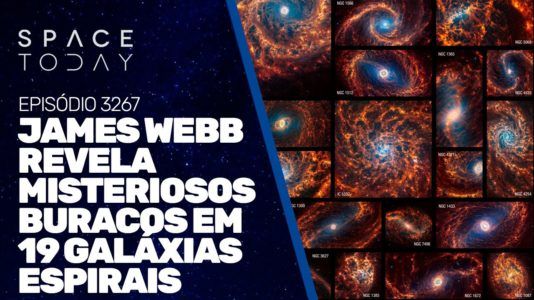 JAMES WEBB REVELA MISTERIOSOS BURACOS EM 19 GALÁXIAS ESPIRAIS