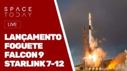 LANÇAMENTO FOGUETE FALCON 9 - STARLINK 7-12