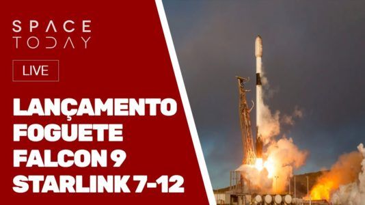 LANÇAMENTO FOGUETE FALCON 9 - STARLINK 7-12