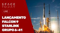 LANÇAMENTO FALCON 9 - STARLINK GRUPO 6-41