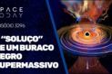 O "SOLUÇO" DE UM BURACO NEGRO SUPERMASSIVO