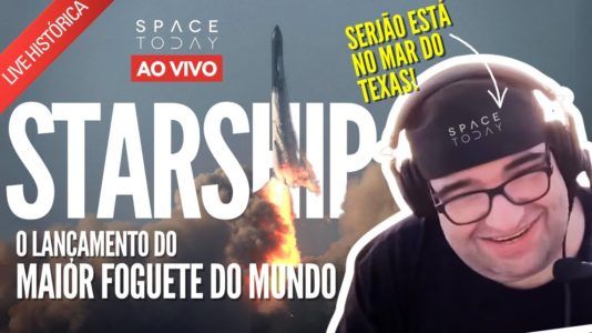 STARSHIP 3 | VOO DE TESTE AO VIVO! ESTAMOS NO MAR DO TEXAS!!!