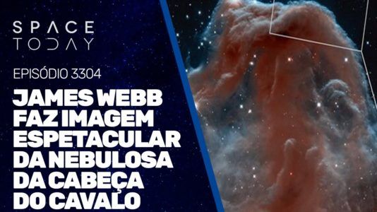 JAMES WEBB FAZ IMAGEM ESPETACULAR DA NEBULOSA DA CABEÇA DO CAVALO