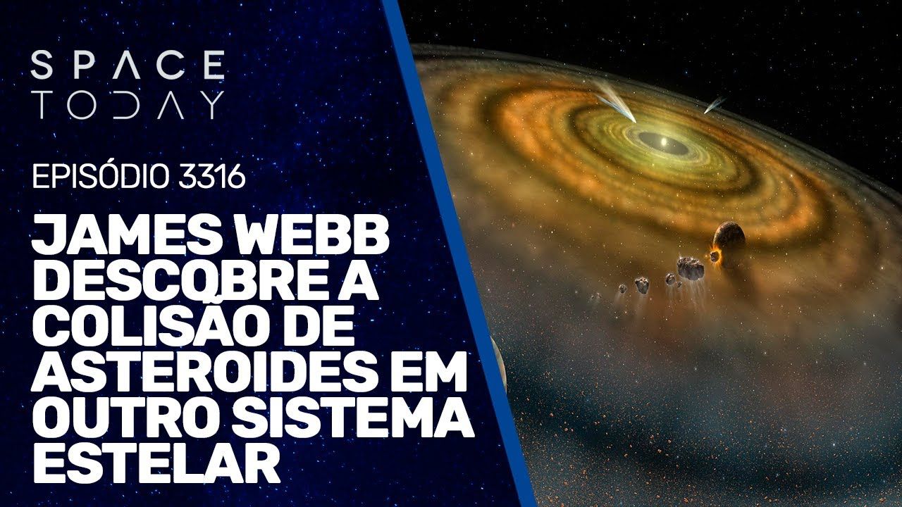 JAMES WEBB DESCOBRE A COLISÃO DE ASTEROIDES EM OUTRO SISTEMA ESTELAR