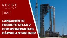 LANÇAMENTO FOGUETE ATALS V COM ASTRONAUTAS - CÁPSULA STARLINER