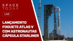 LANÇAMENTO FOGUETE ATALS V COM ASTRONAUTAS - CÁPSULA STARLINER