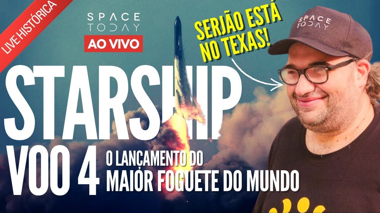 Starship VOO 4 - O MAIOR Foguete do Mundo! Estamos no Texas!!!