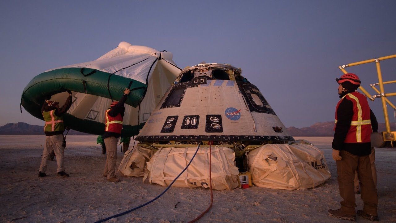 POUSO DA STARLINER - O RETORNO SEM ASTRONAUTAS