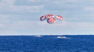 RETORNO DOS ASTRONAUTAS DA MISSÃO CREW 8 PARA A TERRA