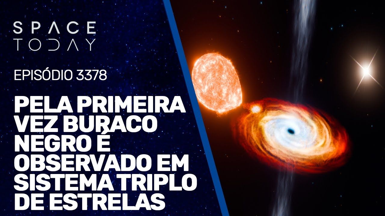 PELA PRIMEIRA VEZ BURACO NEGRO É OBSERVADO EM SISTEMA TRIPLO DE ESTRELAS