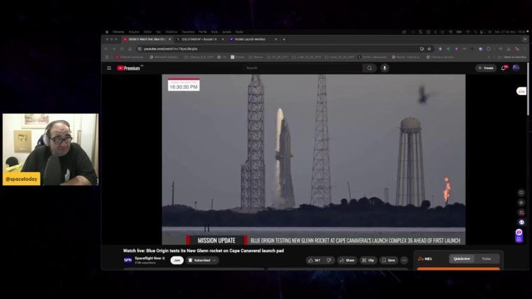 TESTE ESTÁTICO DO NEW GLENN - O NOVO FOGUETE DA BLUE ORIGIN