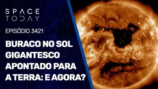 BURACO NO SOL GIGANTESCO APONTADO PARA A TERRA - E AGORA?