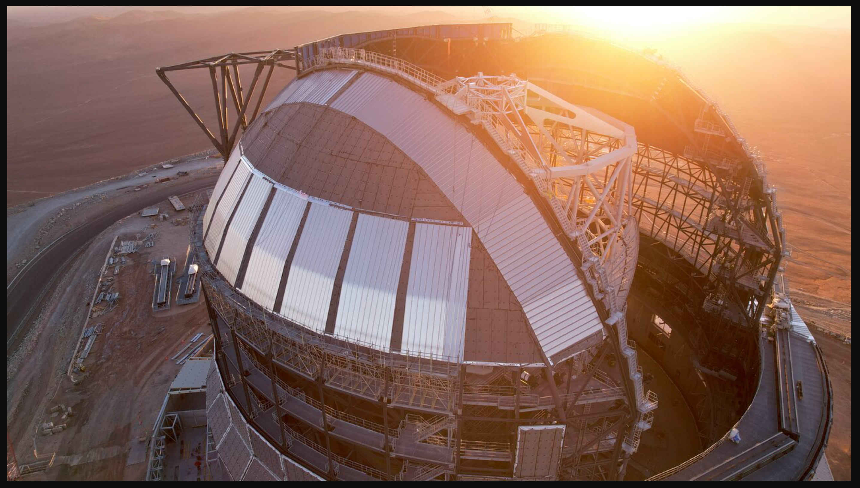 O Maior Observatório do Mundo Vai Tomando Forma